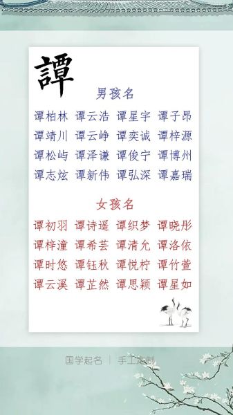 姓谭的属相是什么_谭姓宝宝起名生肖宜忌