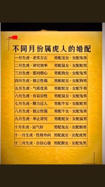 98年属虎女婚姻适合的属相_最佳婚配生肖有哪些