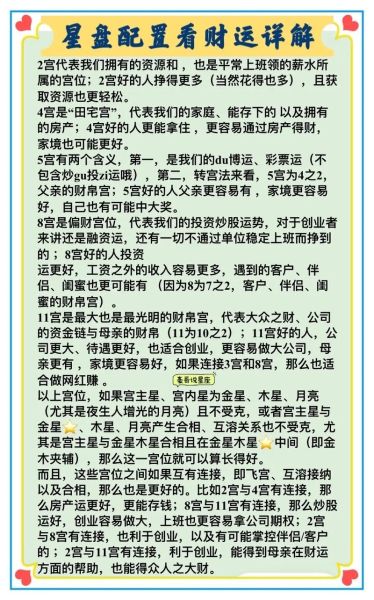 星盘怎么看财运_星盘里哪些配置代表有钱