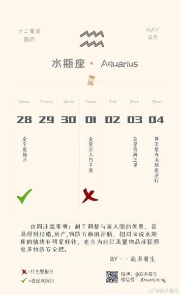 水瓶座8月12日运势_今日宜忌全解析