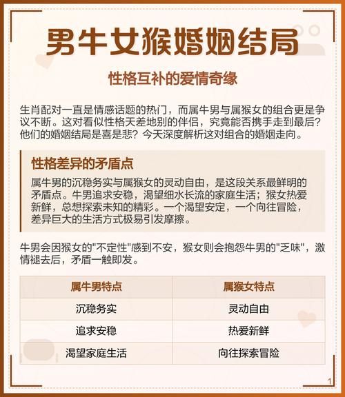 男属牛女属猴婚姻配对_合不合
