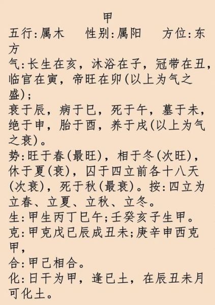 甲木属相是什么_甲木命格特点解析
