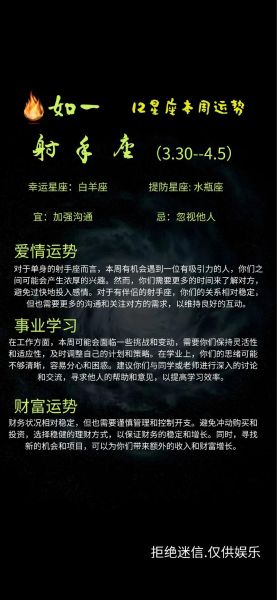 射手座每月运势查询_射手座本月运势如何