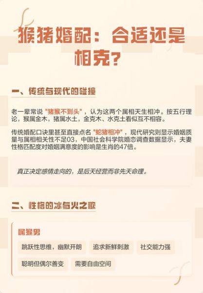 猴和猪合不合婚_猴猪配对优缺点