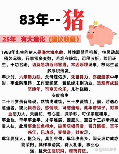 猪年生人财运如何_2024年猪人财富走向