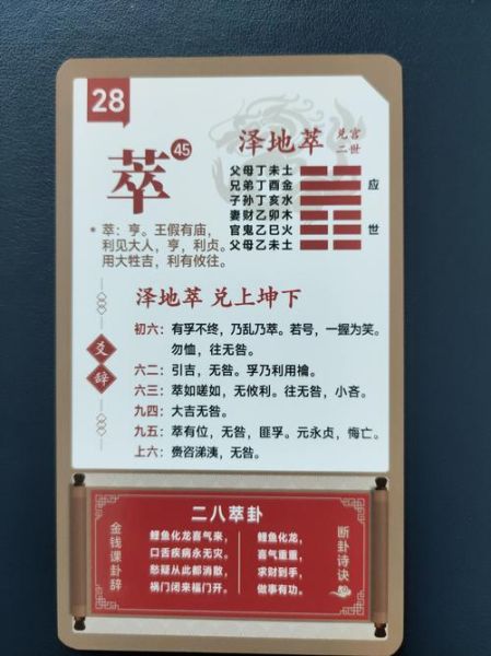 萃卦上六财运如何_萃卦上六财运化解方法