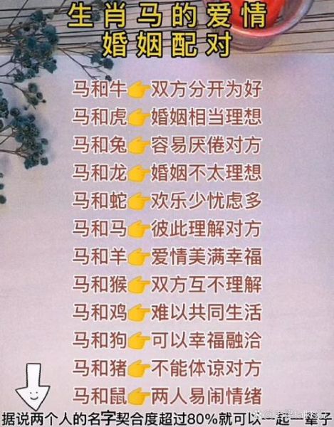 属马和什么属相合_属马婚配最佳属相