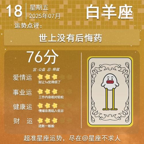 7月18日星座运势查询_今日运势如何