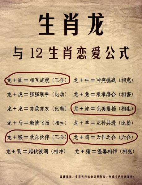属龙与什么属相相克_属龙和哪些属相不合