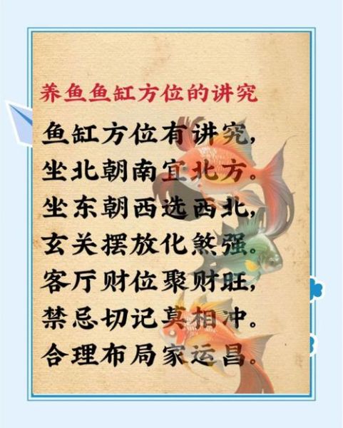 属相放鱼缸的风水禁忌_不同生肖鱼缸摆放方位
