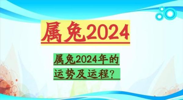 2024年属兔运势如何_属兔人今年财运好吗