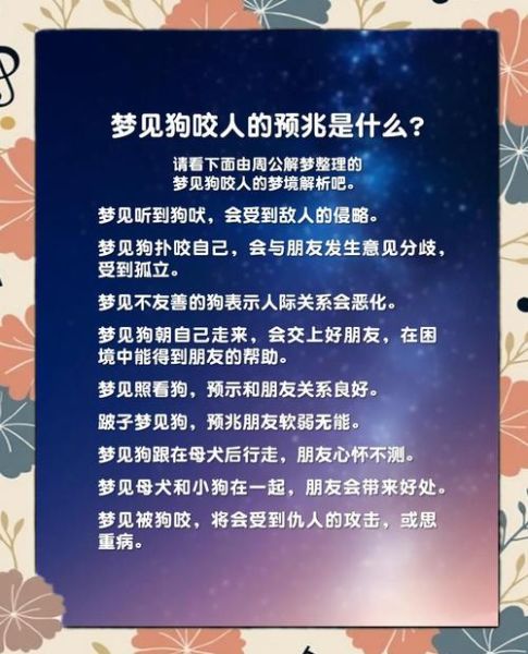 做梦梦到狗是什么意思_梦见狗咬我预示着什么
