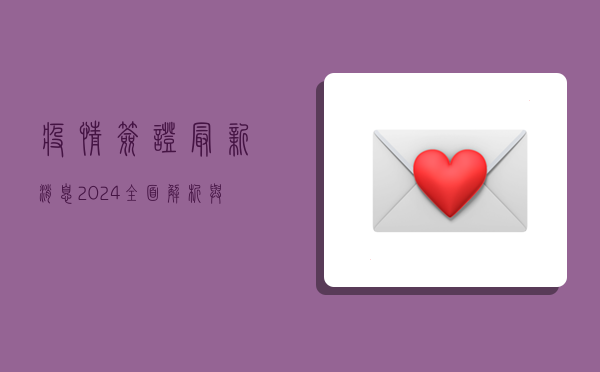疫情签证最新消息2024，全面解析与实用指南